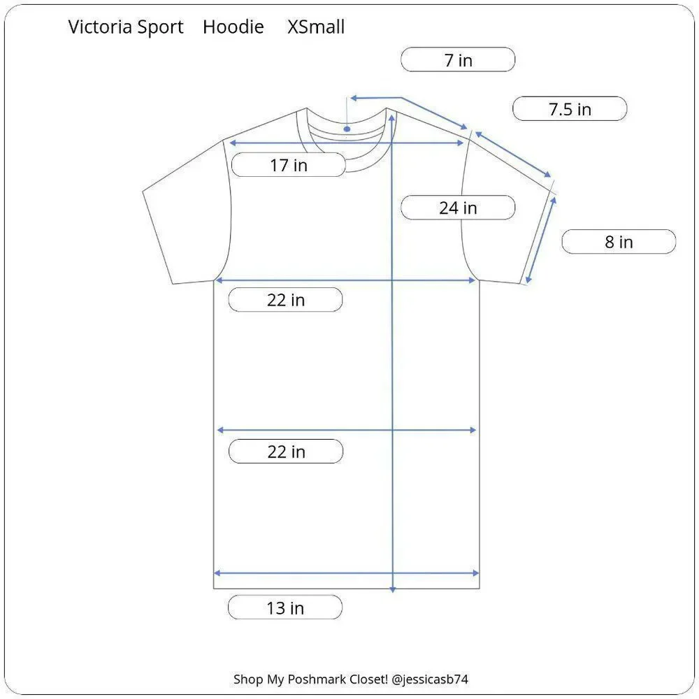 Victoria Sport Grey Zip Up Hoodie - Picture 8 of 8